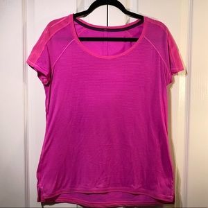 Lululemon Pink Athletic Shirt